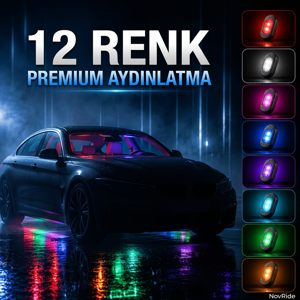 NovRide Premium Araç İçi Ambiyans LED Aydınlatma
