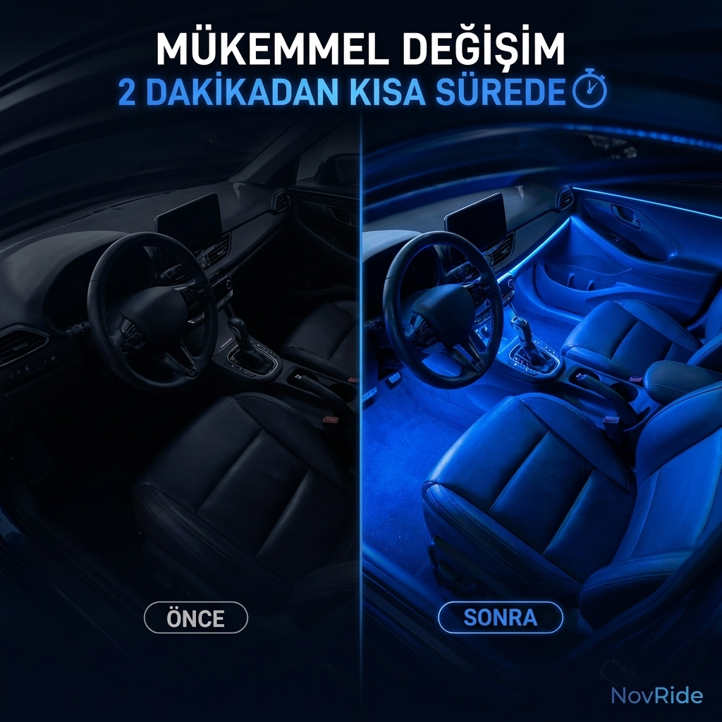 NovRide Premium Araç İçi Ambiyans LED Aydınlatma