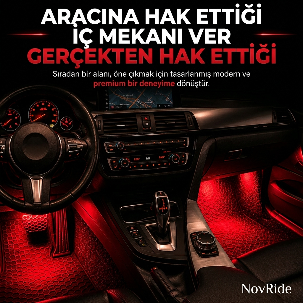 NovRide Premium Araç İçi Ambiyans LED Aydınlatma