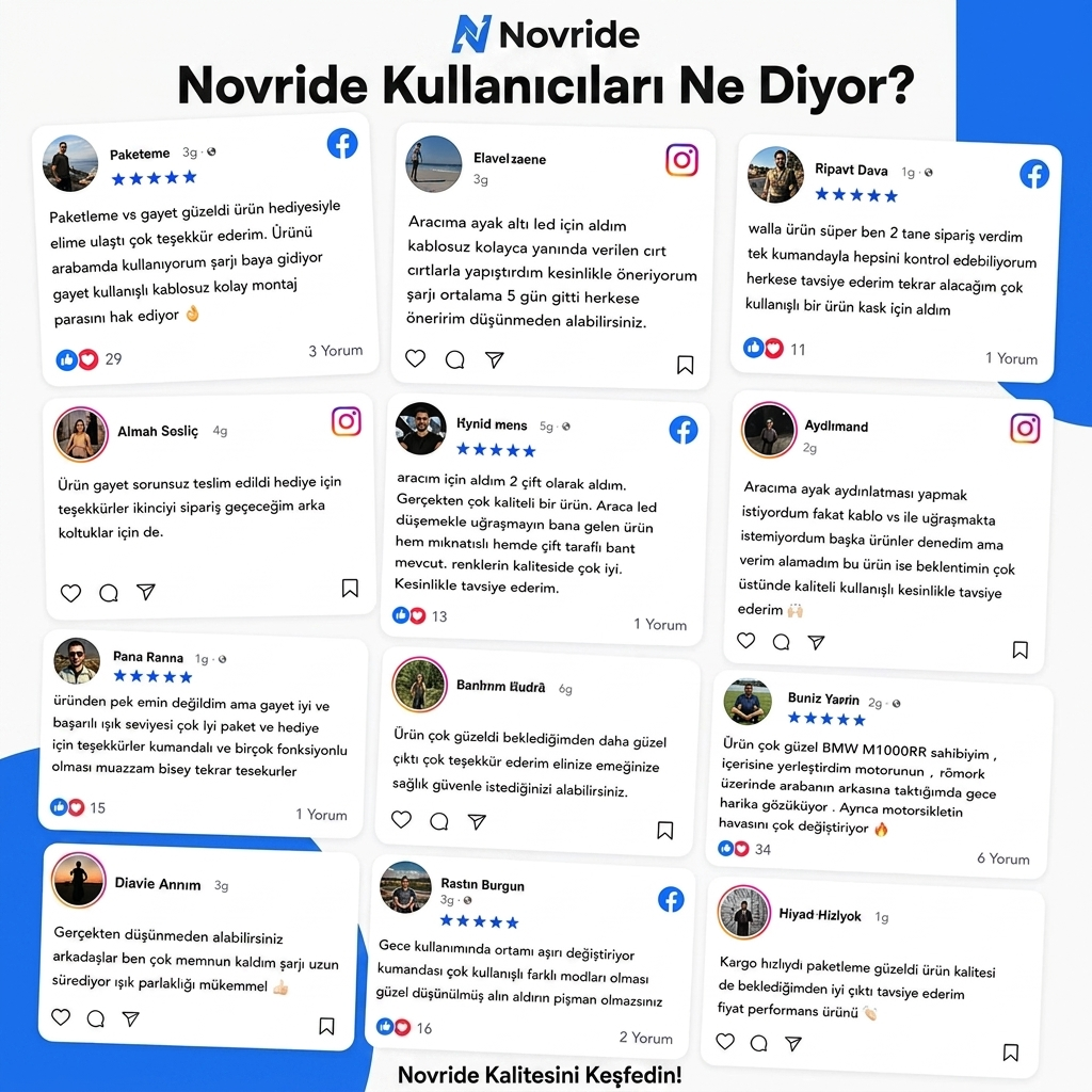 NovRide Premium Araç İçi Ambiyans LED Aydınlatma